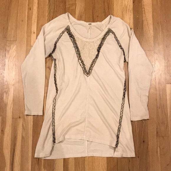 Free People Tops - Free People beaded tunic